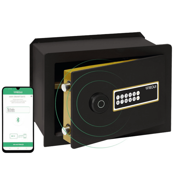 Cassaforte da Murare Awa Combinazione Elettronica+Pomolo con APP Mobile H270xL385xP225 mm  Arregui